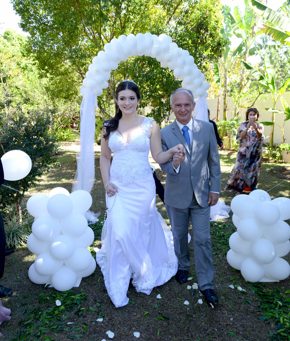 festa de casamento realizada em casa