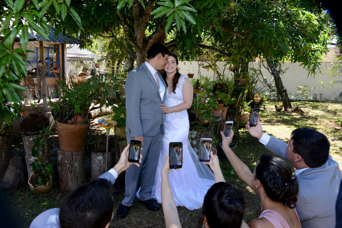 festa de casamento em casa