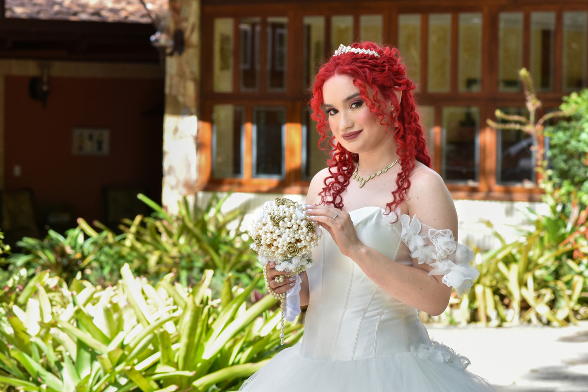 Ensaio fotográfico de Noiva