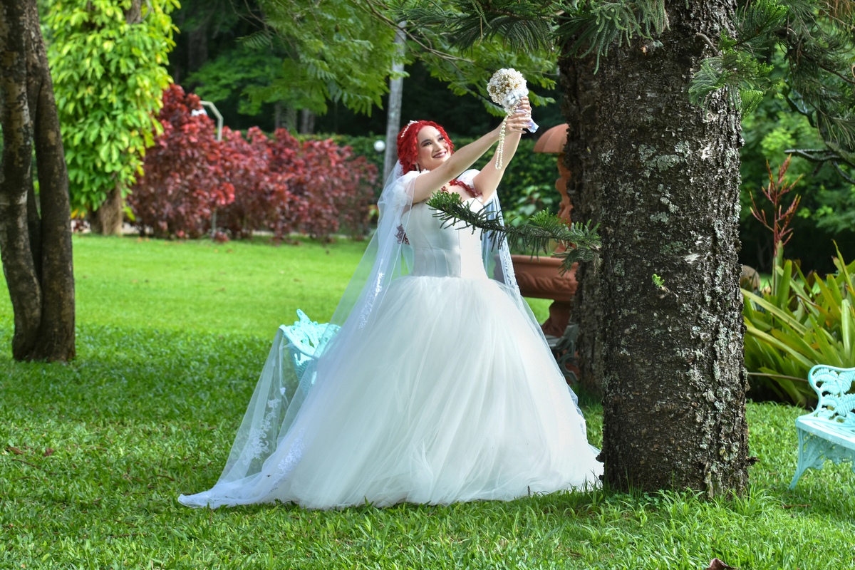 Ensaio fotográfico de Noiva