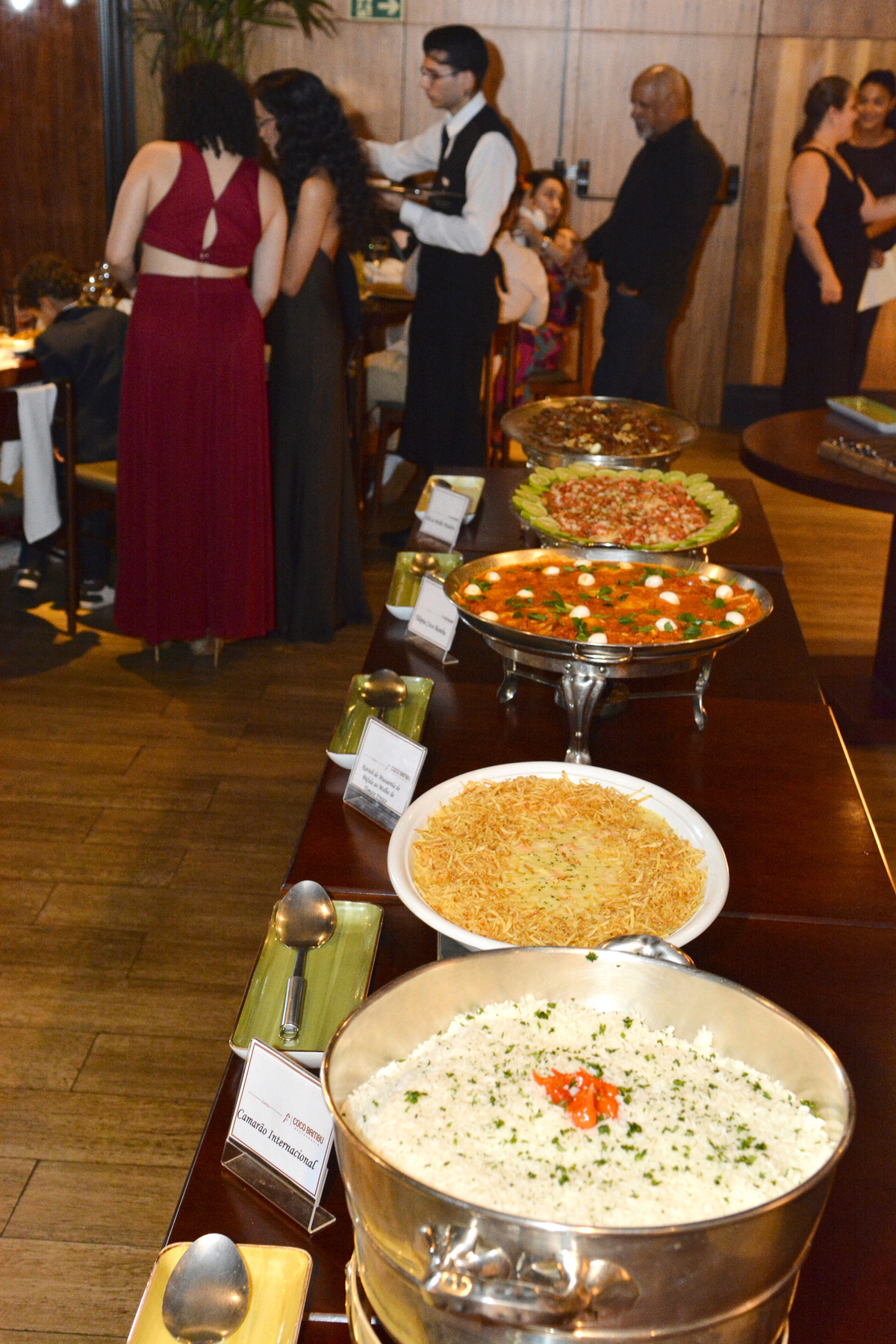 Buffet de casamento No Coco Bambu