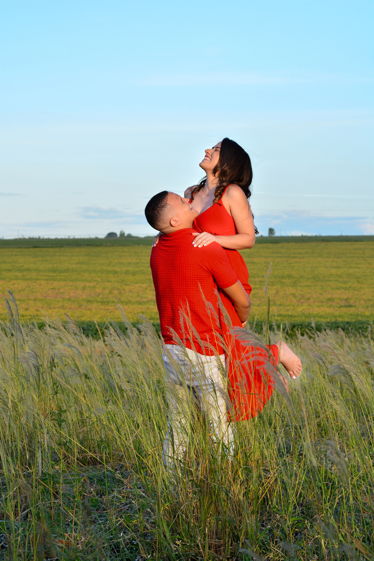 Ensaio Romântico na lavoura