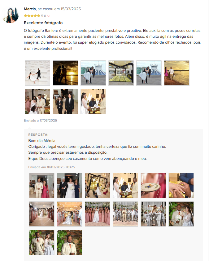 Depoimento sobre o fotografo Raniere Pedroza