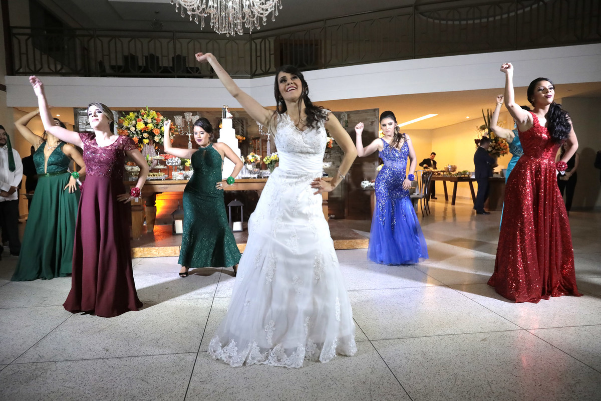 recepção de casamento na macão das Hortência