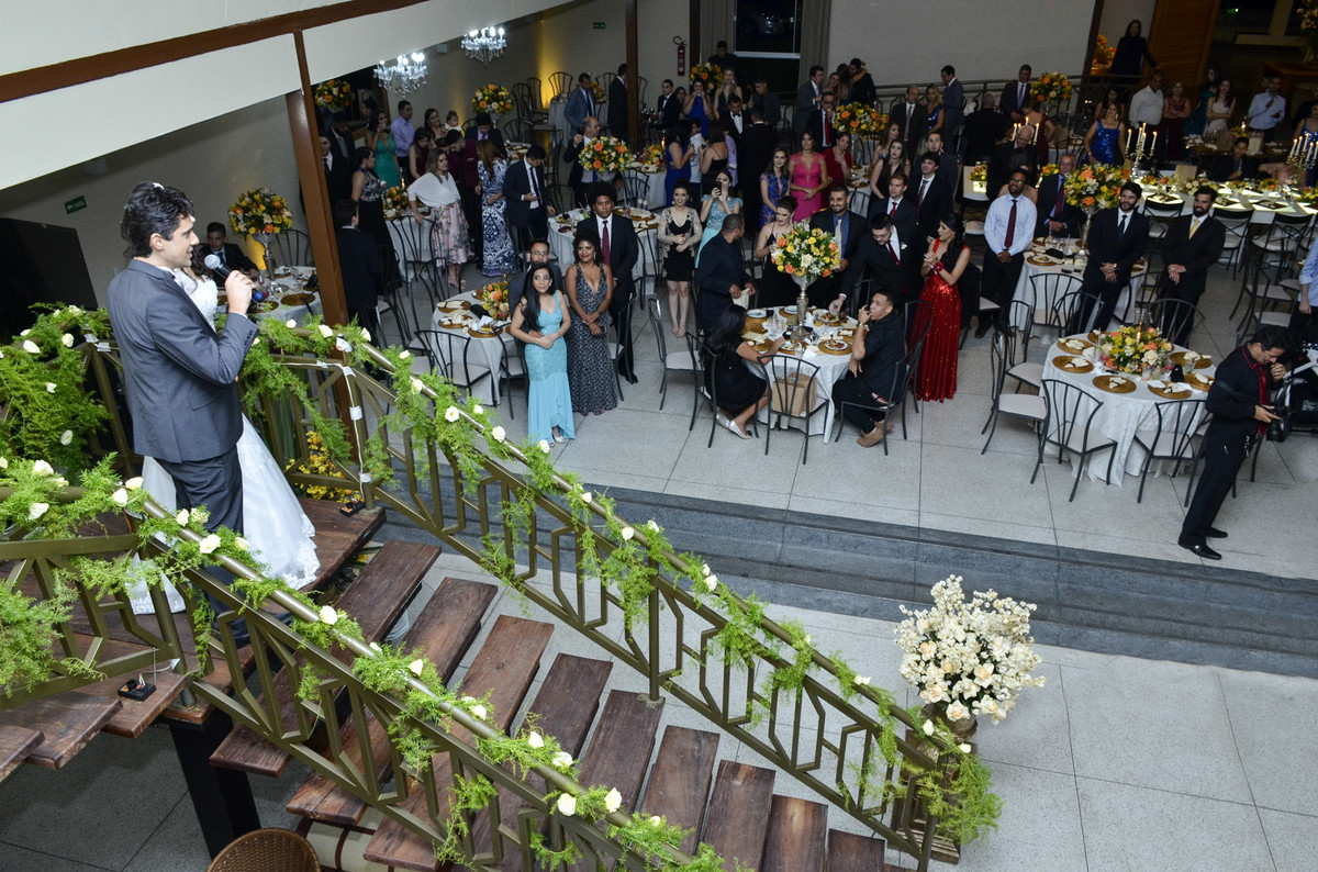 Recepção salão de festas Mansão da hortências