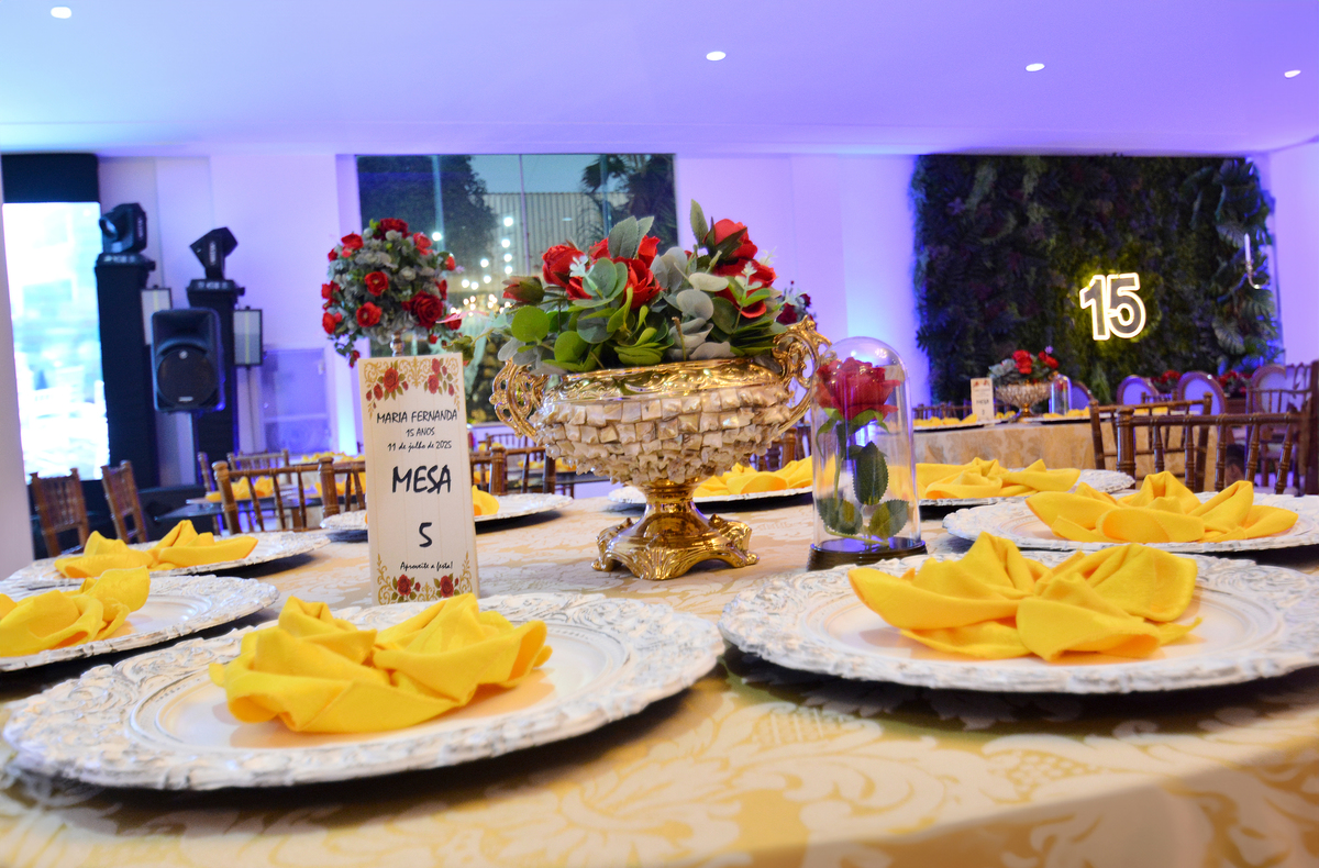 Decoração para festas de 15 Anos