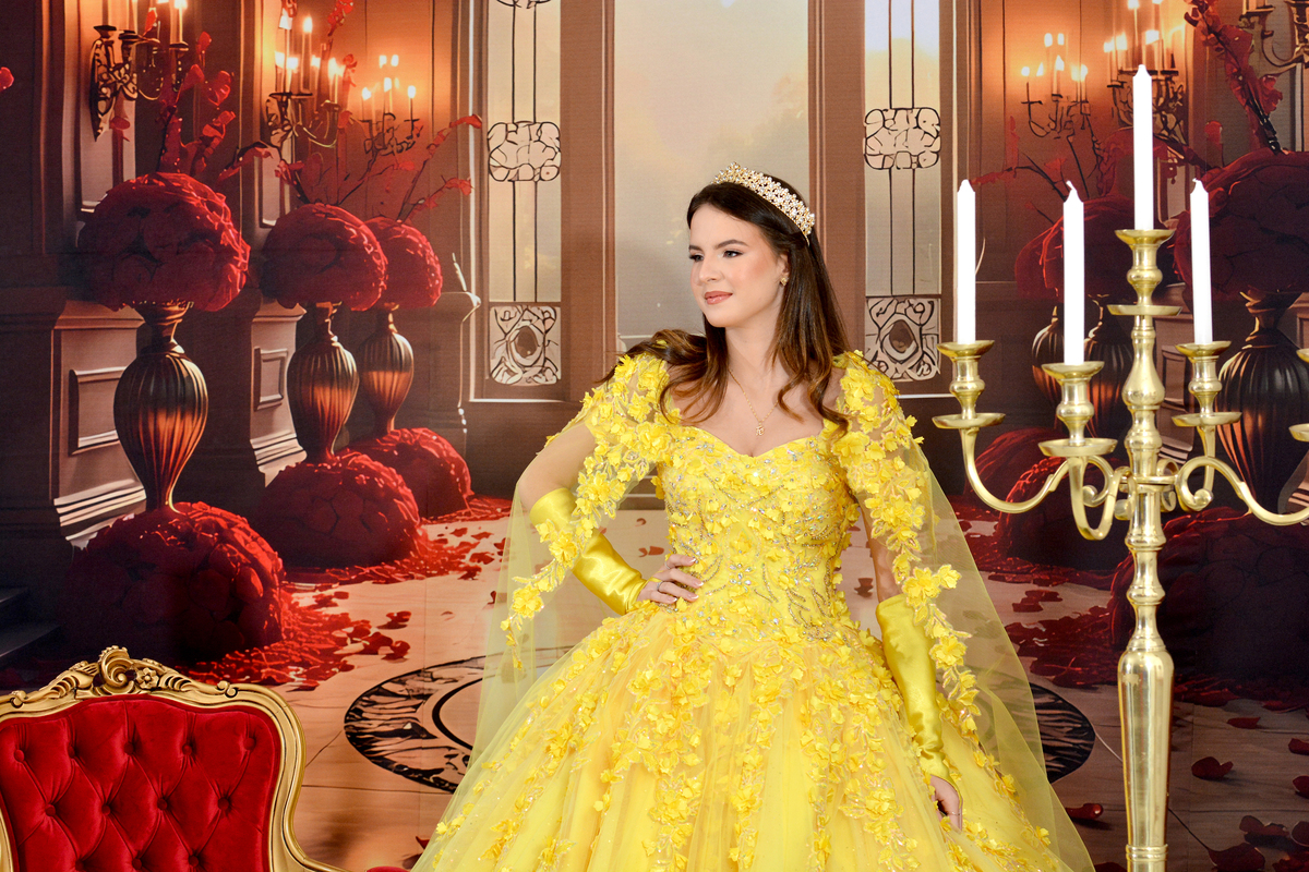 Vestido princesa pra 15 Anos