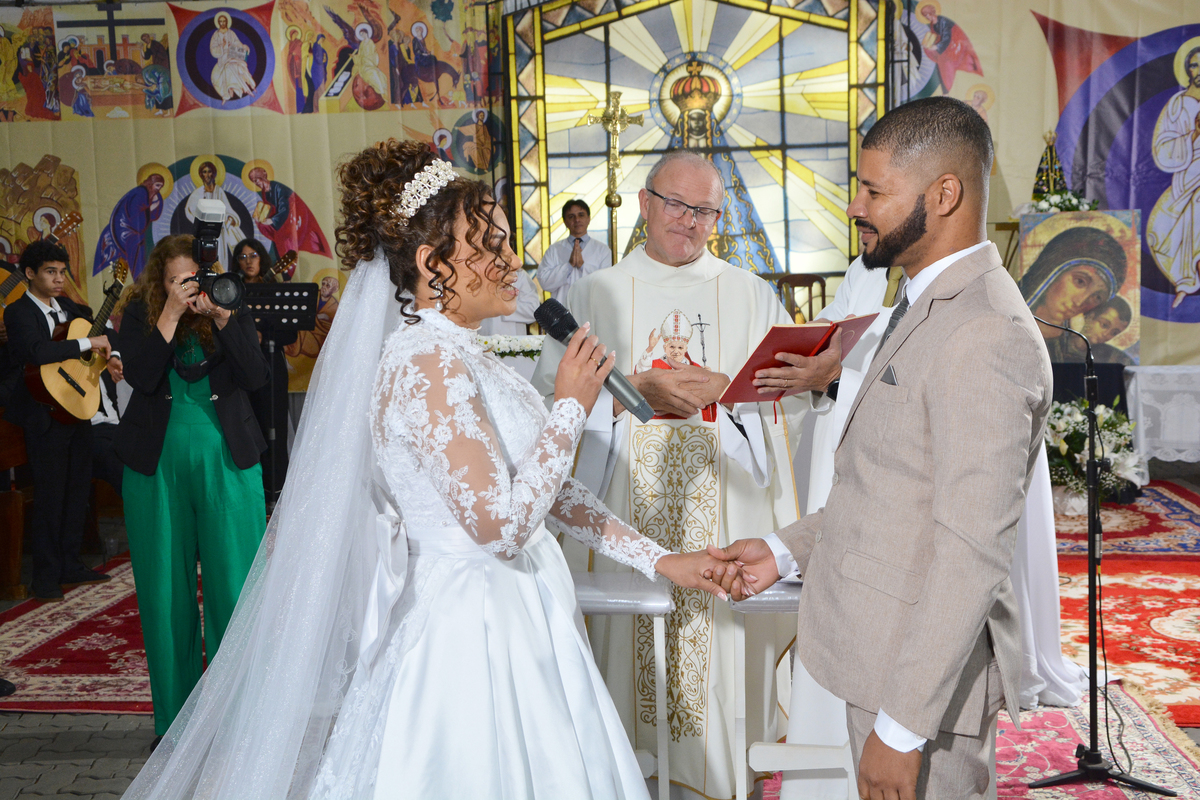 Celebração de casamento na paroquia Nossa senhora Aparecida (Contagem)