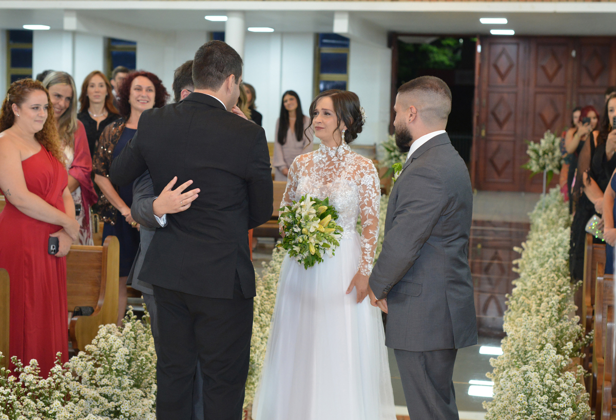 Decoração de casamento na Paroquia São Judas Tadeu