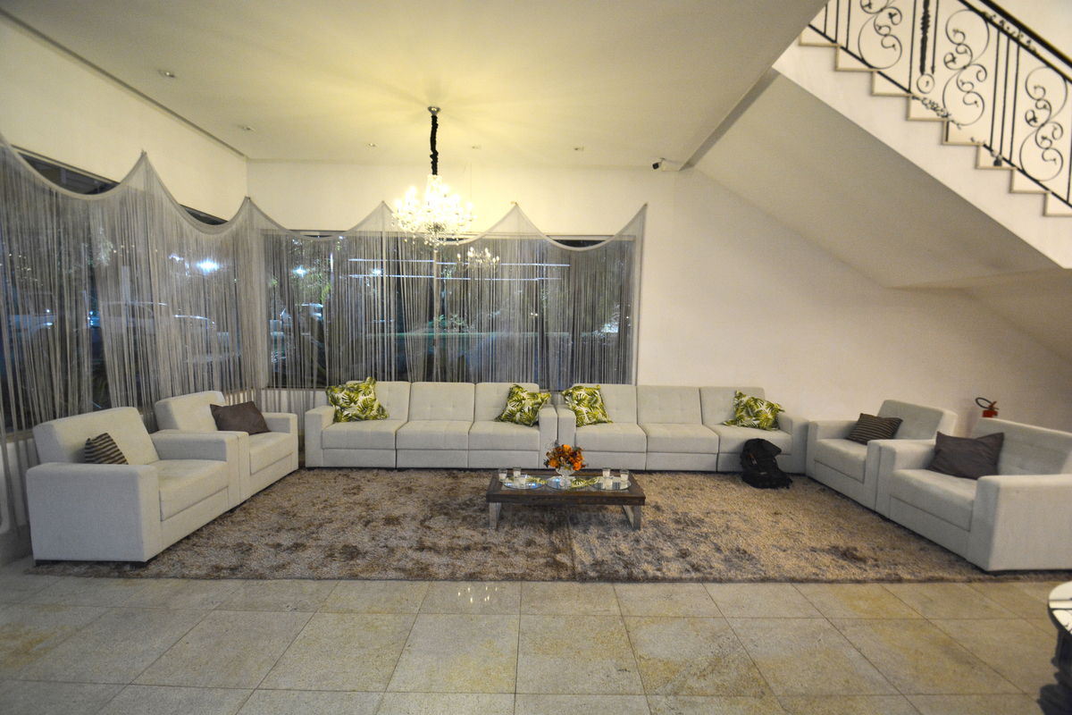 Decoração do salão Porto Cristal