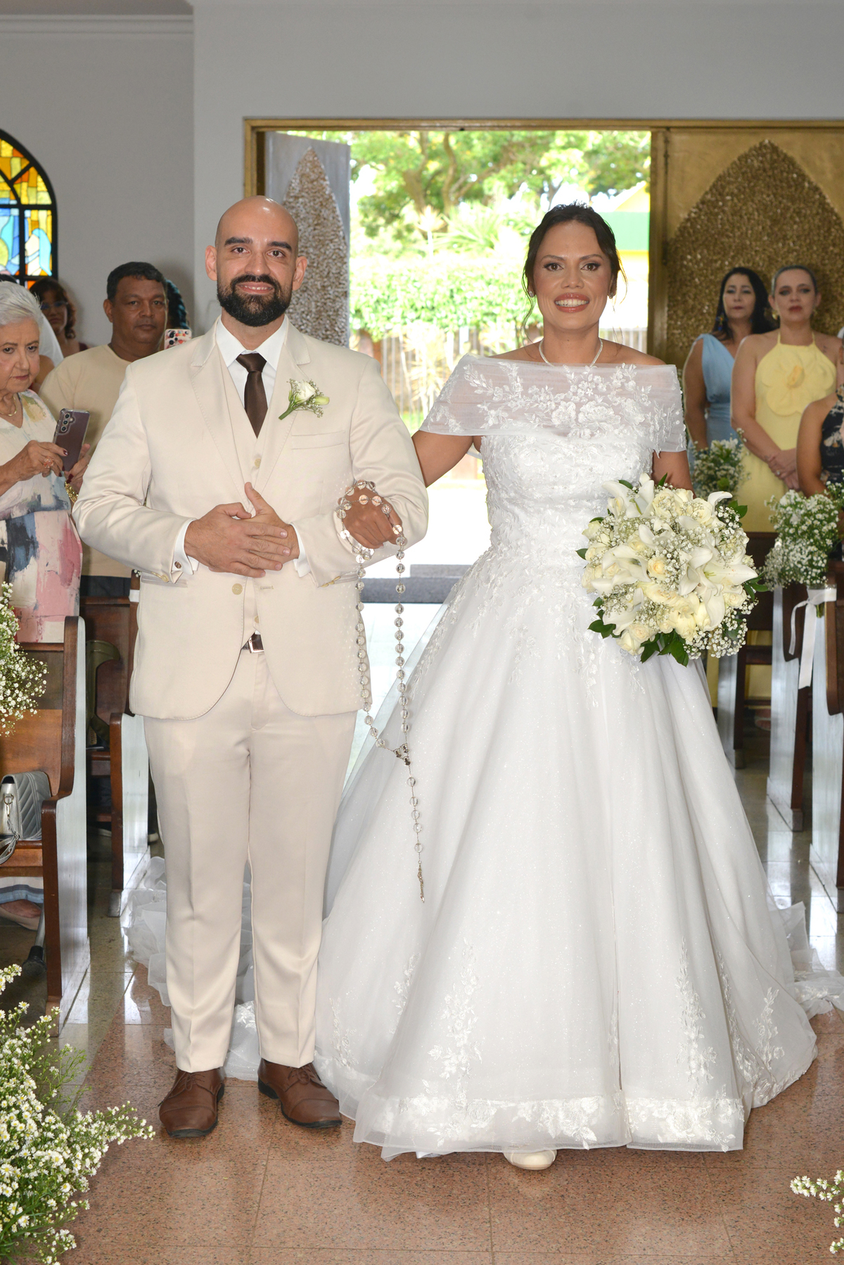 fotos de casamento na igreja Nossa Senhora das Dores 