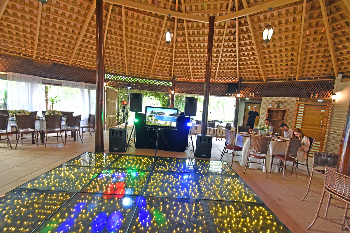 Espaço para eventos no Ranho Cana Brava