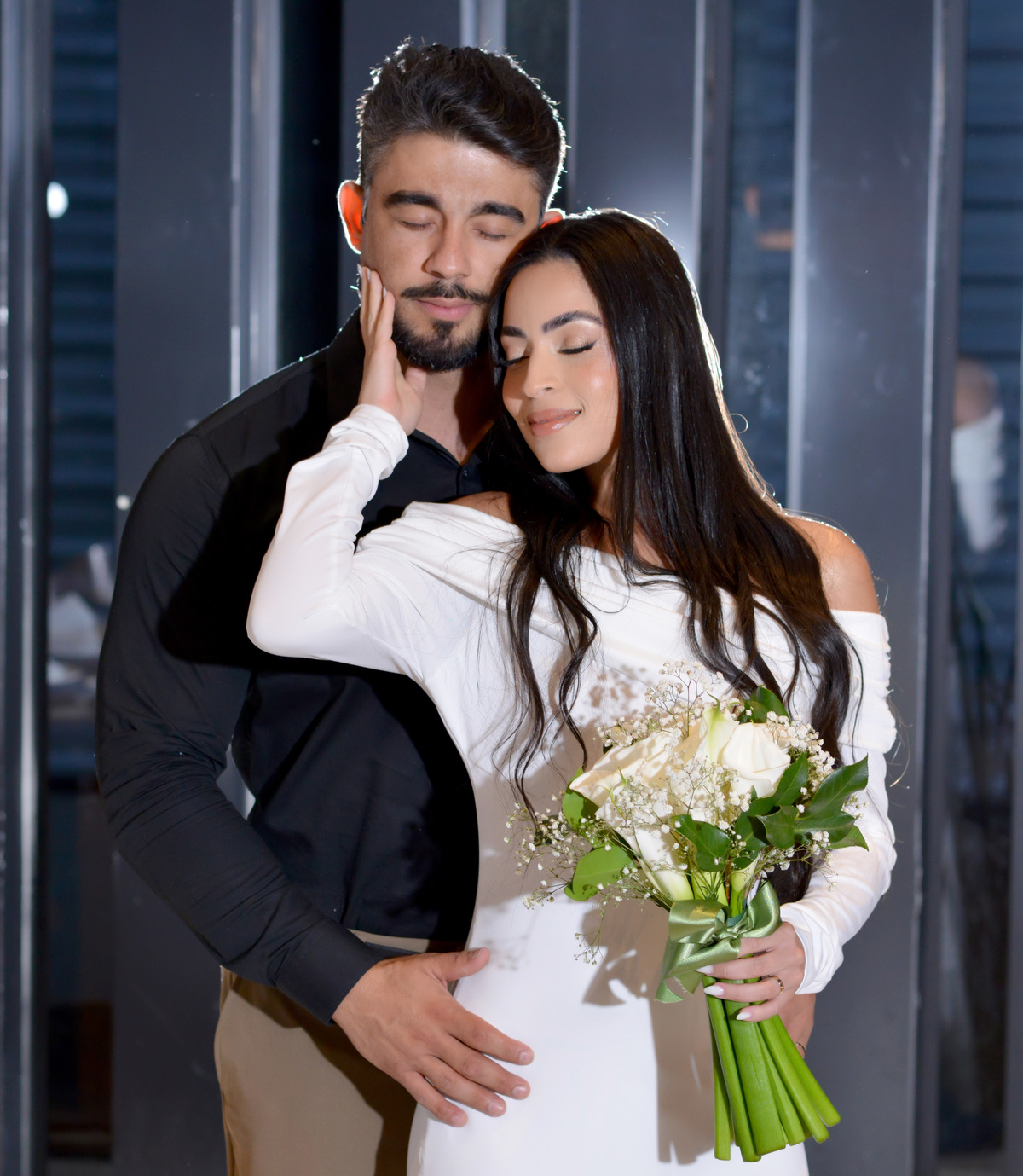 Ensaio fotográfico de casamento civil