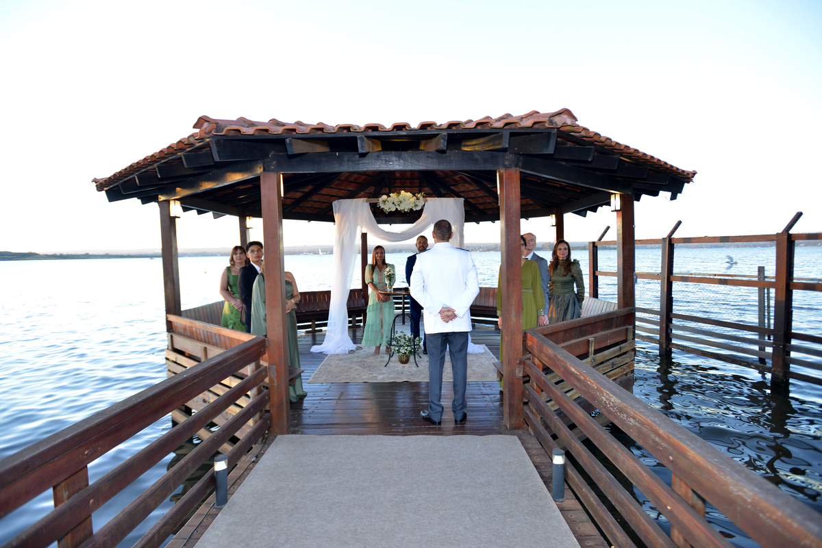 Casamento no Píer do clube da Aeronáutica