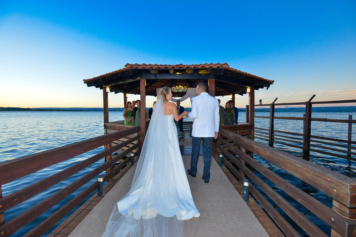 Casamento no Píer da clube da Aeronáutica DF