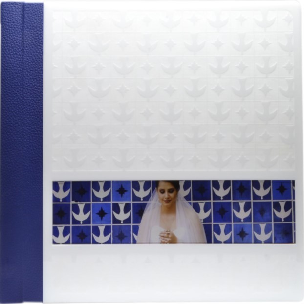 Álbum com acabamento em acrílico personalizado