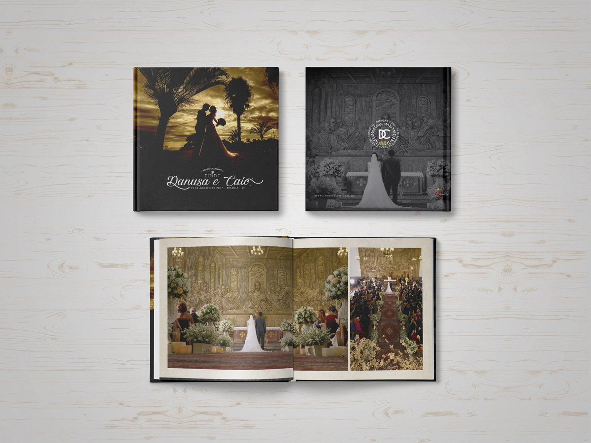 Album de casamento na igreja nossa senhora da saude DF