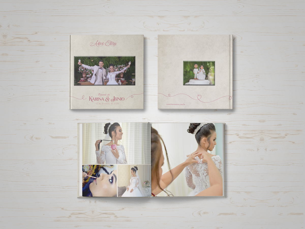 Diagramação de álbuns e encadernação