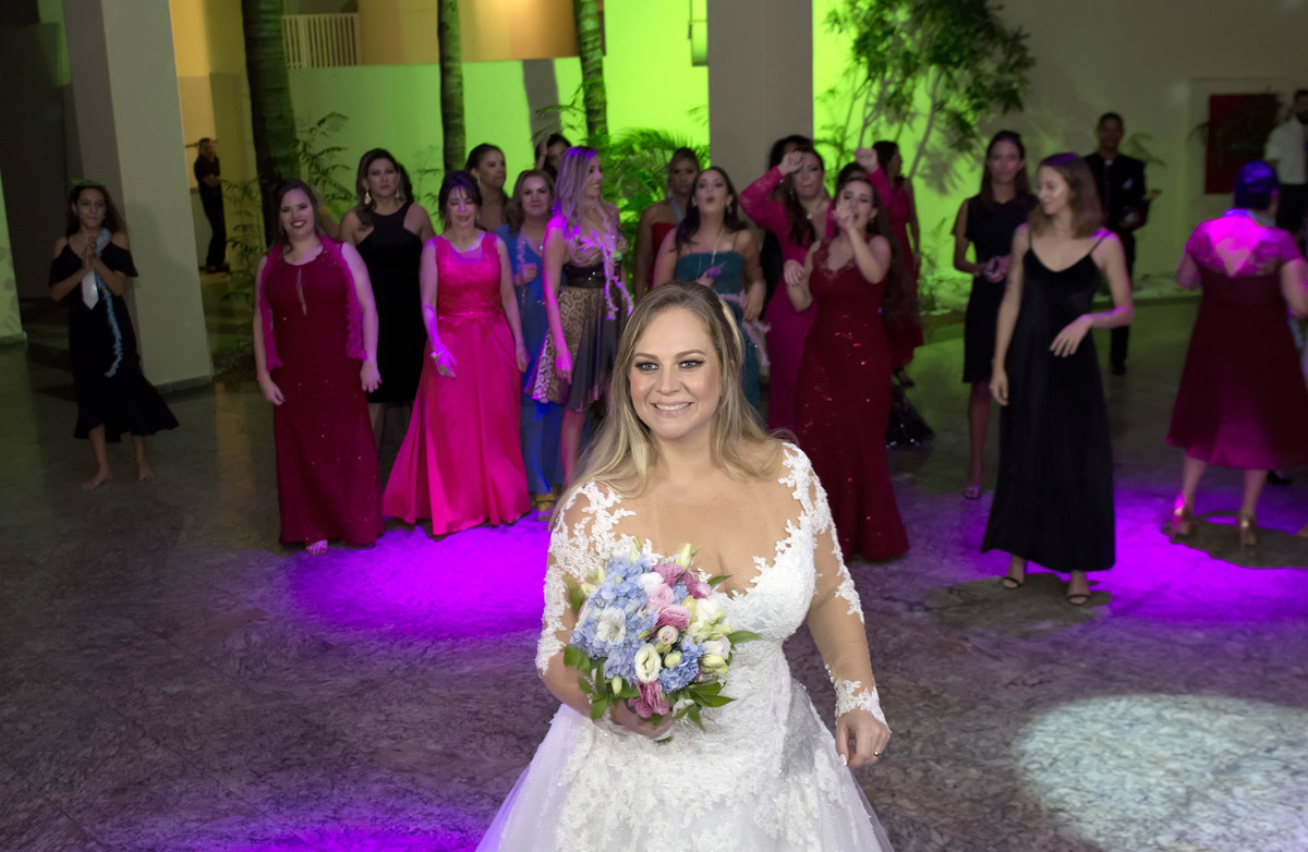 Recepção de casamento salão phaternom