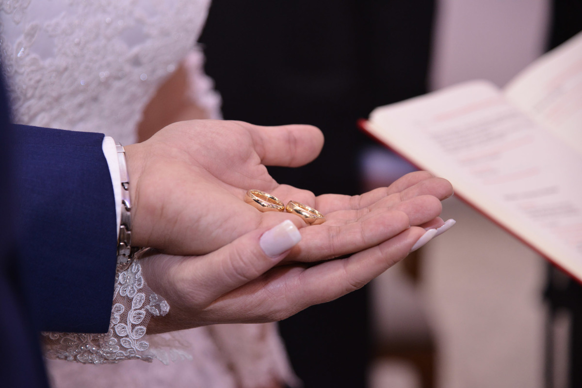 fotos de alianças - casamento nossa senhora do lago