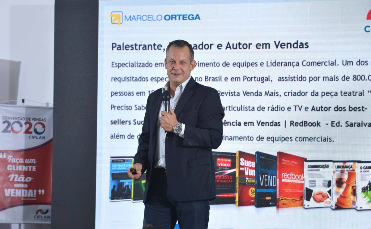 palestrante Marcelo Ortega -convenção de vendas 2020 Ciplam