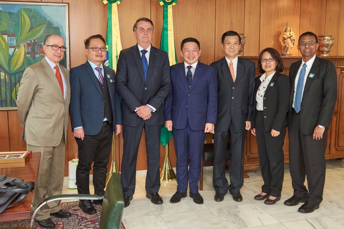 fotos no palácio do buriti com bolsonaro