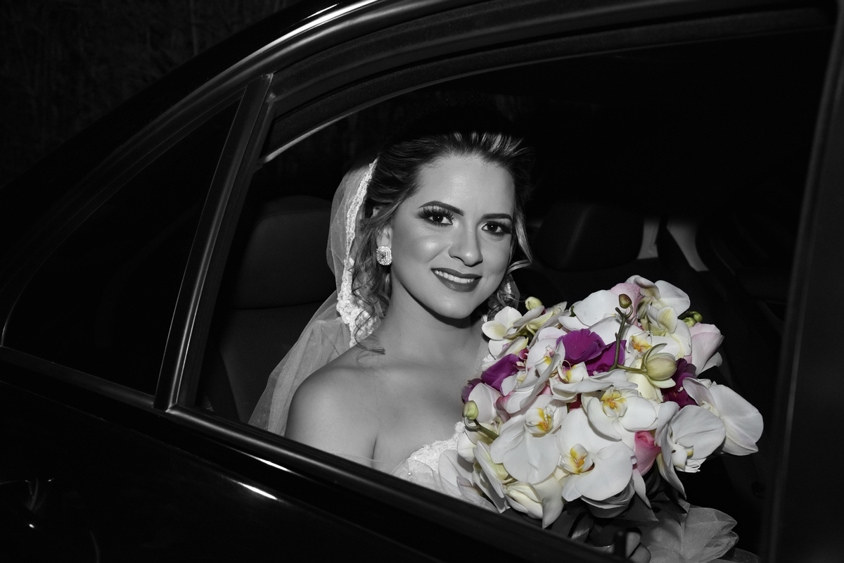bouquet de noiva com orquídeas