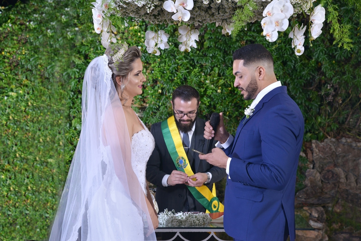 celebração de casamento no salão de festas Maisom Mizuno Taguatinga DF