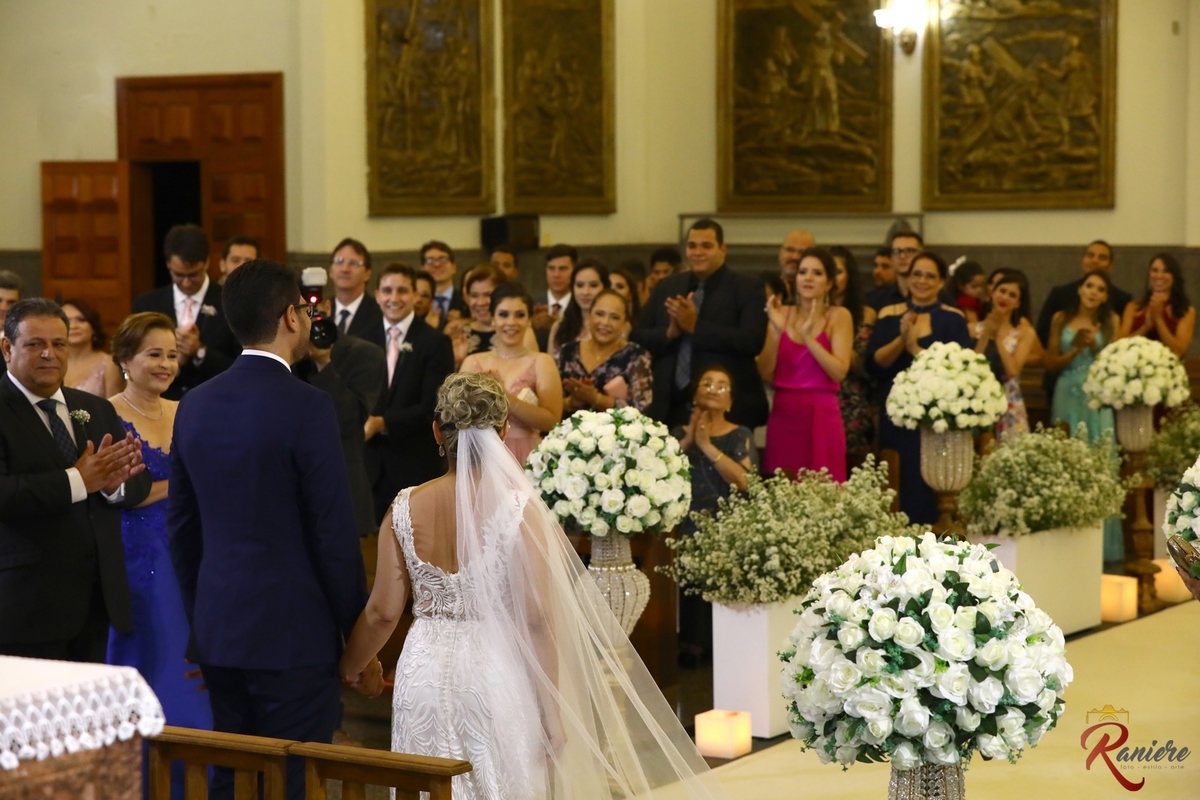 Cerimonia de casamento na igreja nossa senhora da saudê