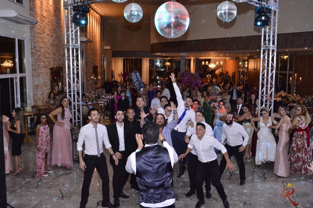 recepção no salão Orpheum