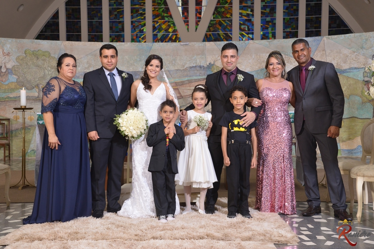 foto de casamento no Santuário Nossa Senhora de Fatima 906 sul