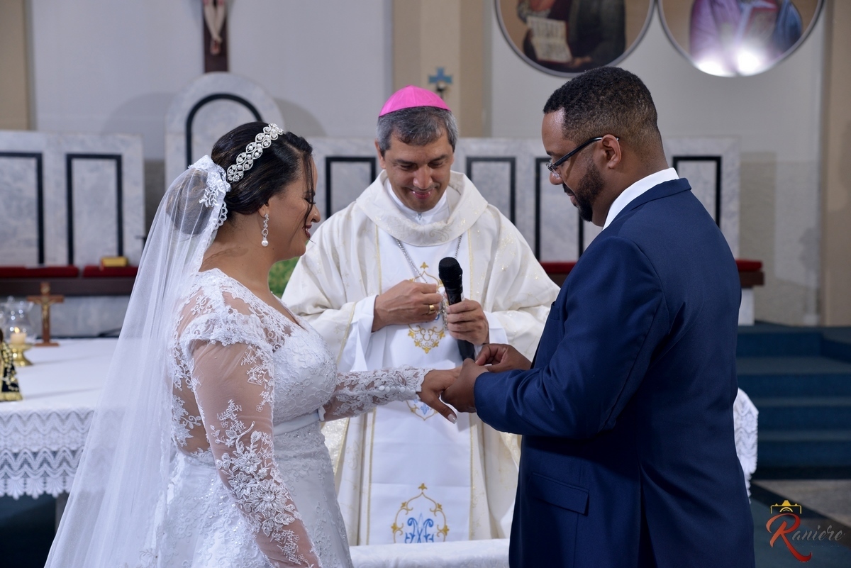 casamento realizado pelo bispo na igreja nossa senhora do rosário
