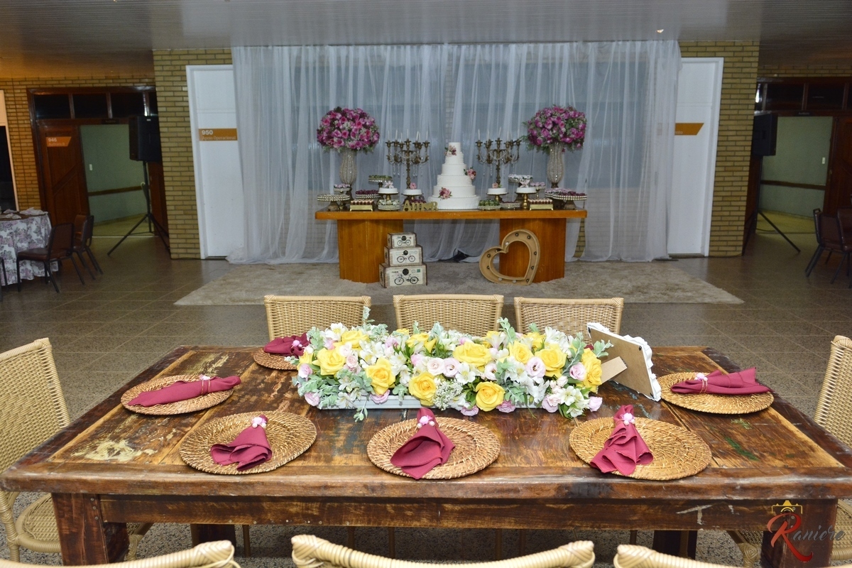 decoração de casamento no instituto israel pinheiro