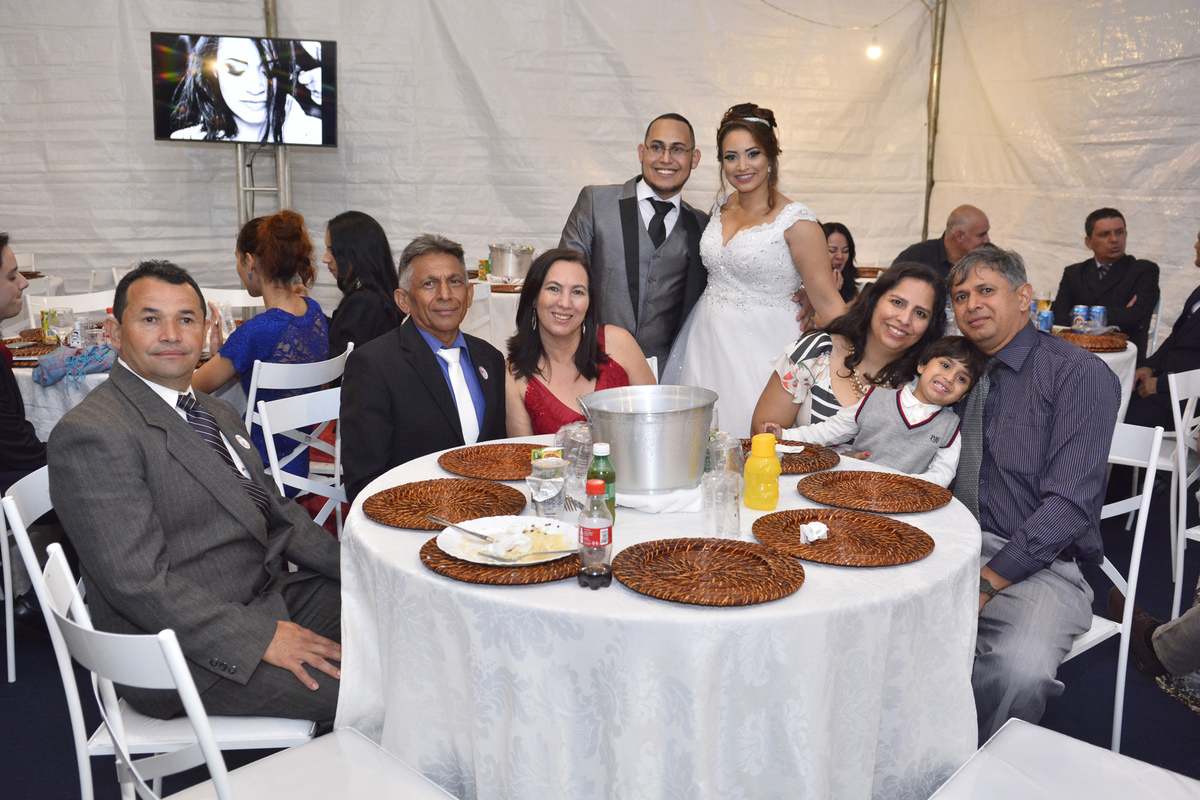 recepção de casamento no salão solar 