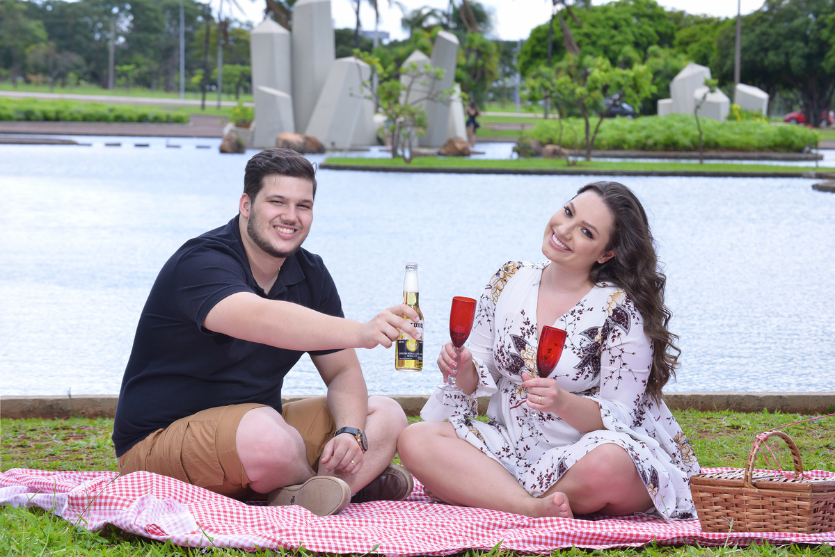 Ensaio Romântico na praça dos cristais- Prewedding-