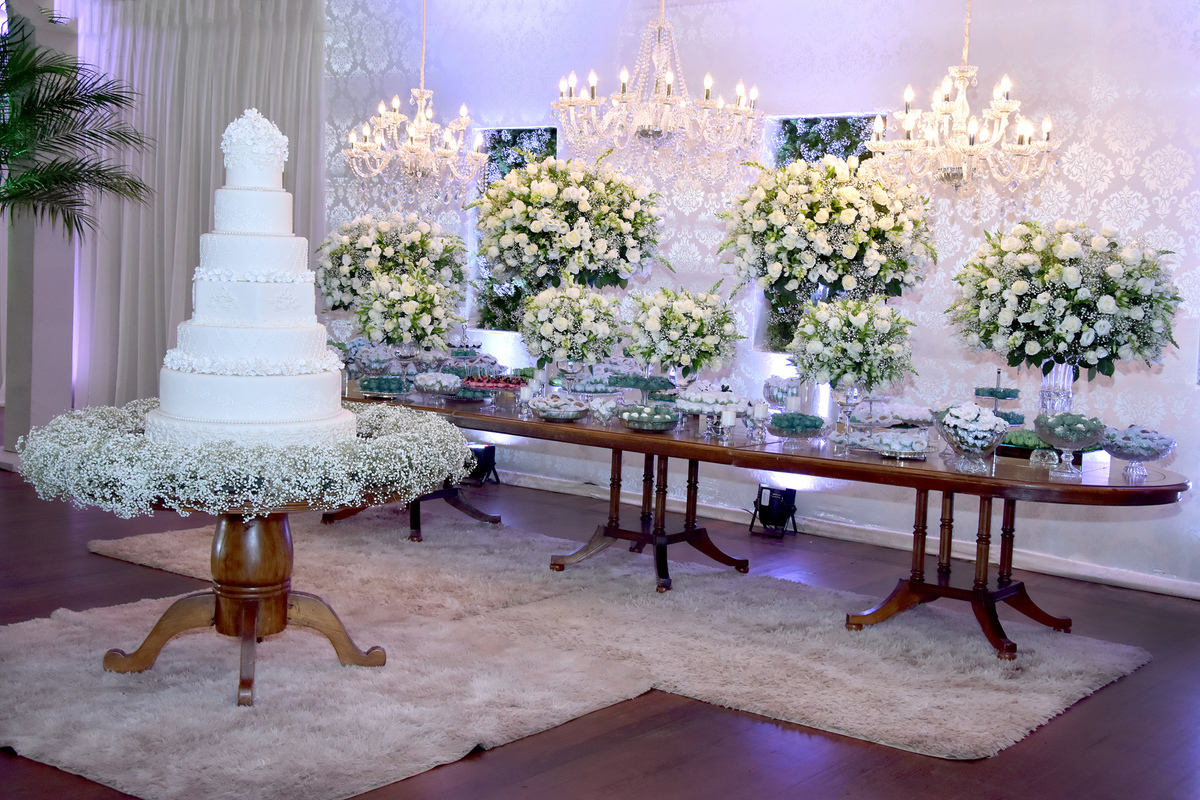 decoração de casamento no clube do exercito