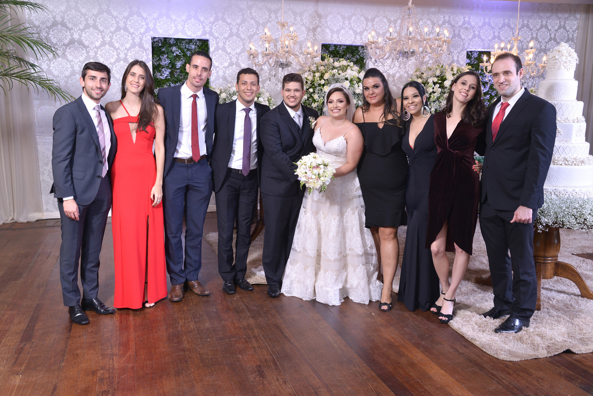 fotos de casamento no salão nobre do clube do exercito