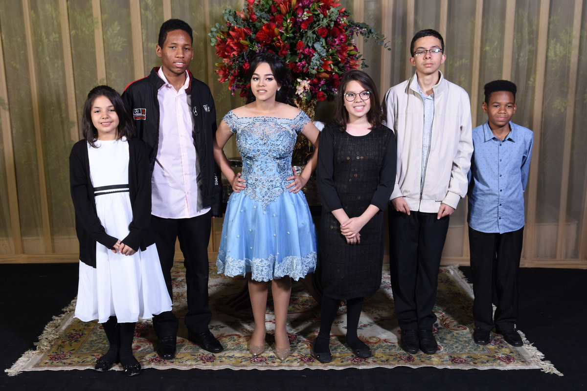 Foto lembrança em festa de 15 Anos