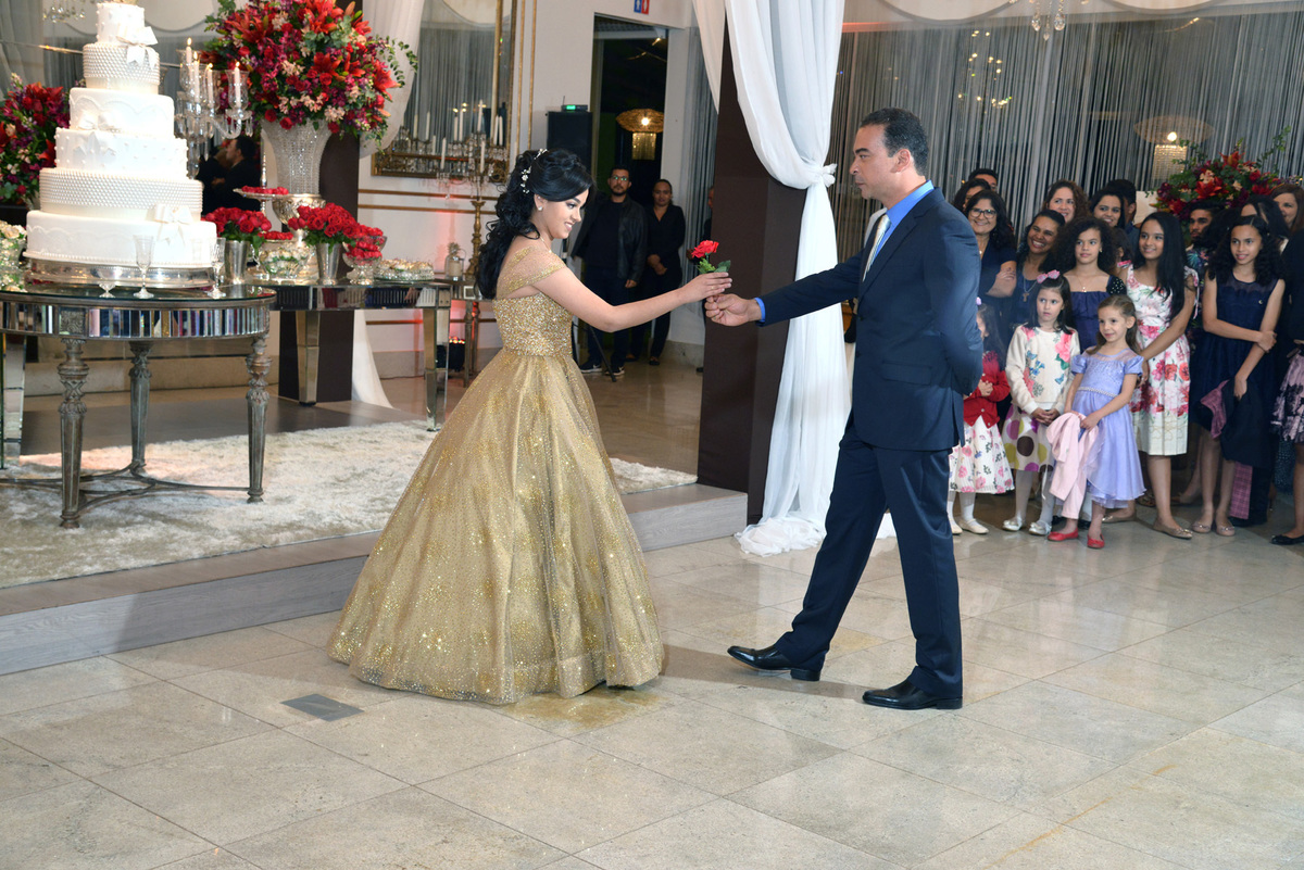 Festa de 15 anos no Salão porto Cristal 