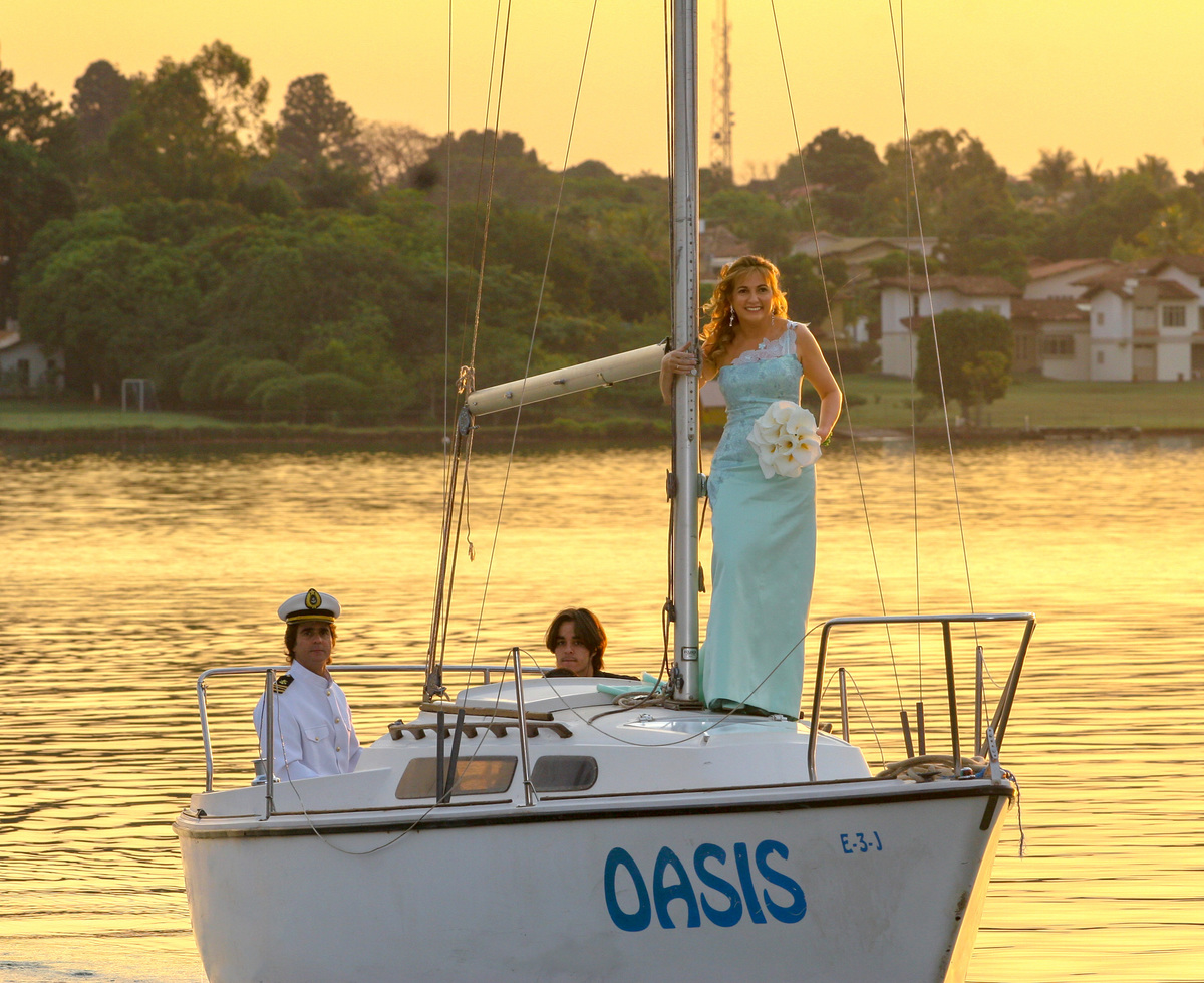 Noivas de Brasilia- Por de sol em Brasilia