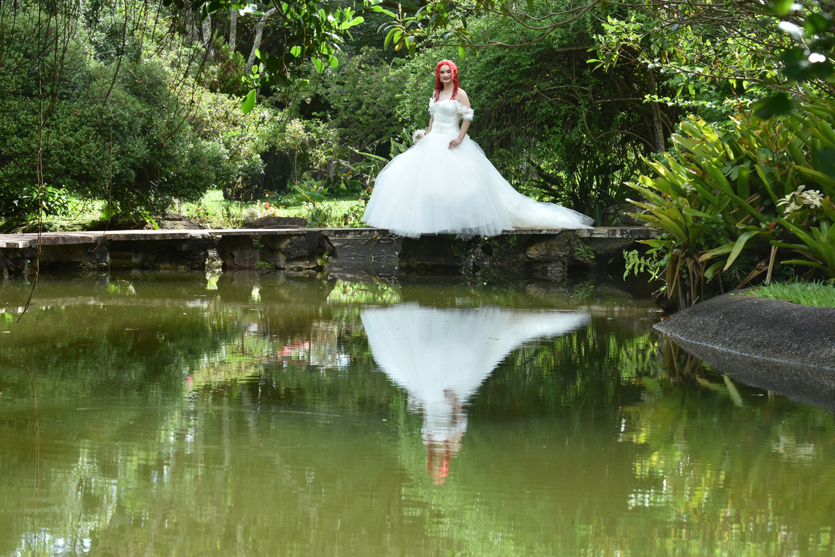 Ensaio fotográfico de Noiva