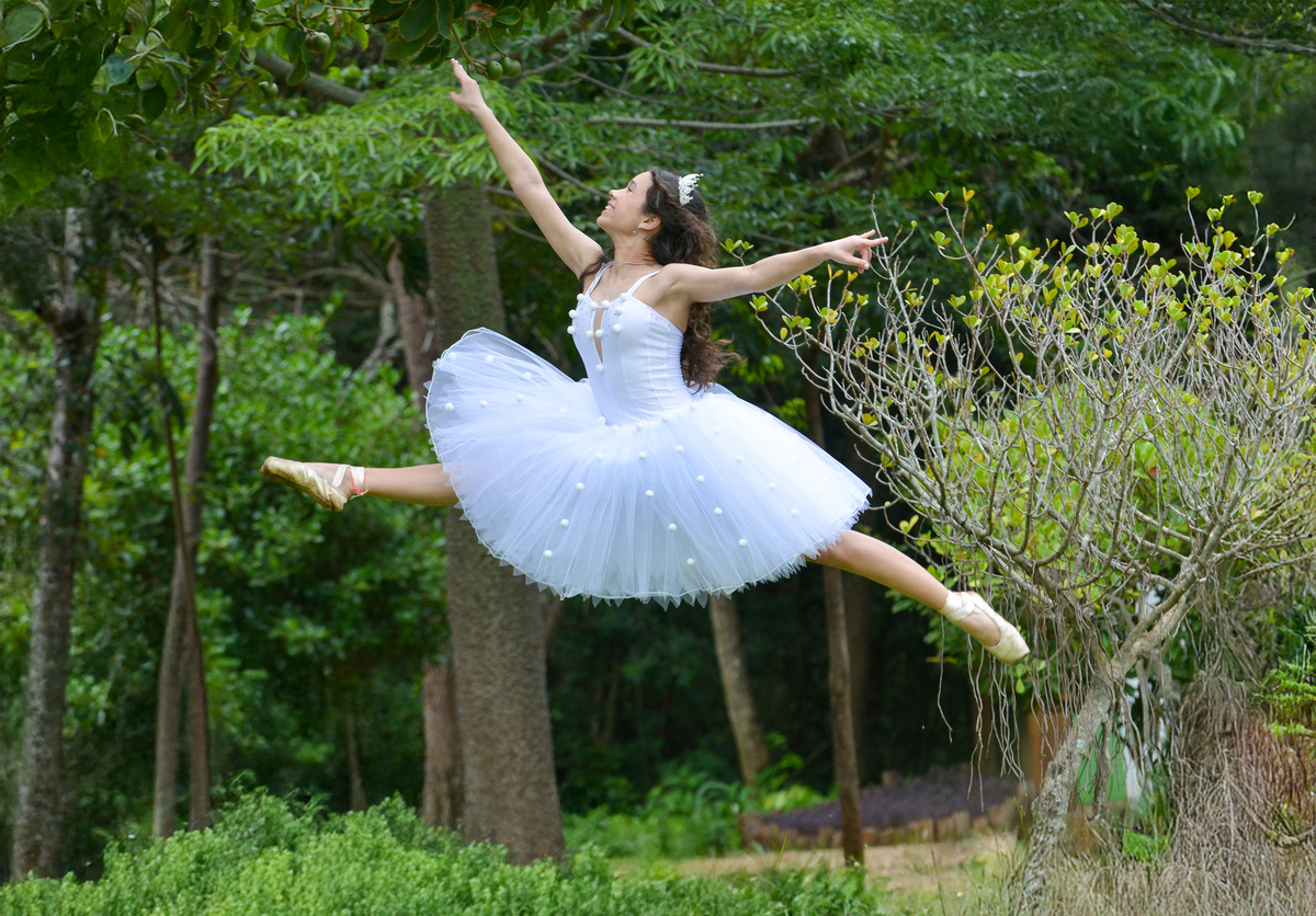 Ensaio fotográfico de Bailarina