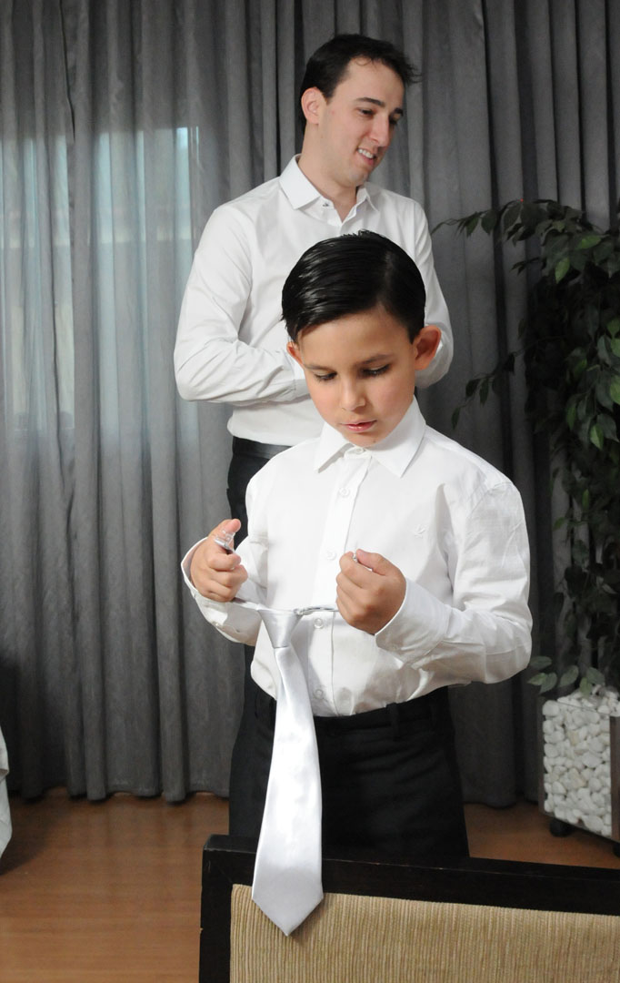 makig of noivo e filho