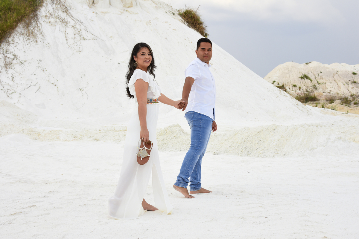 Ensaio de Noivos em Dunas de Areia