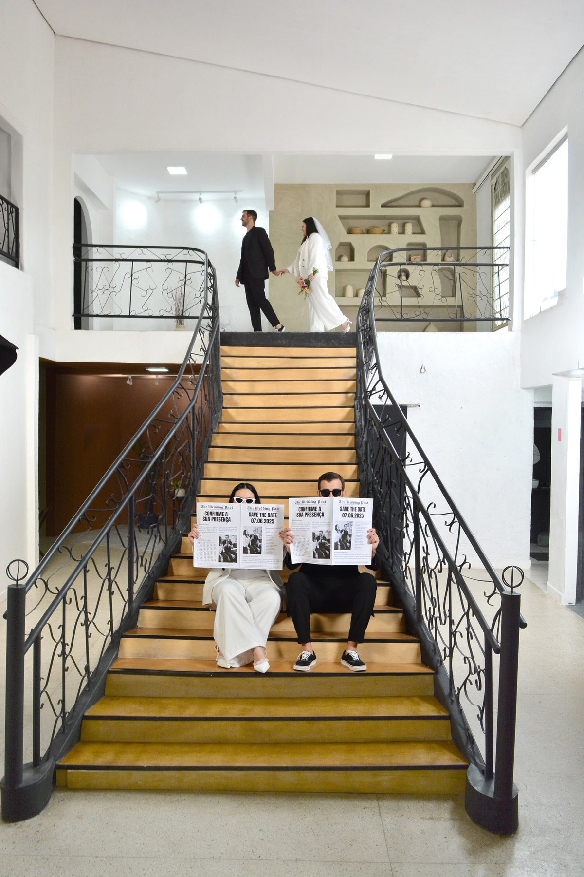 Fotos criativas para pre wedding