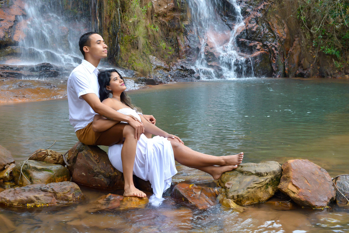 Ensaio fotográfico em cachoeira