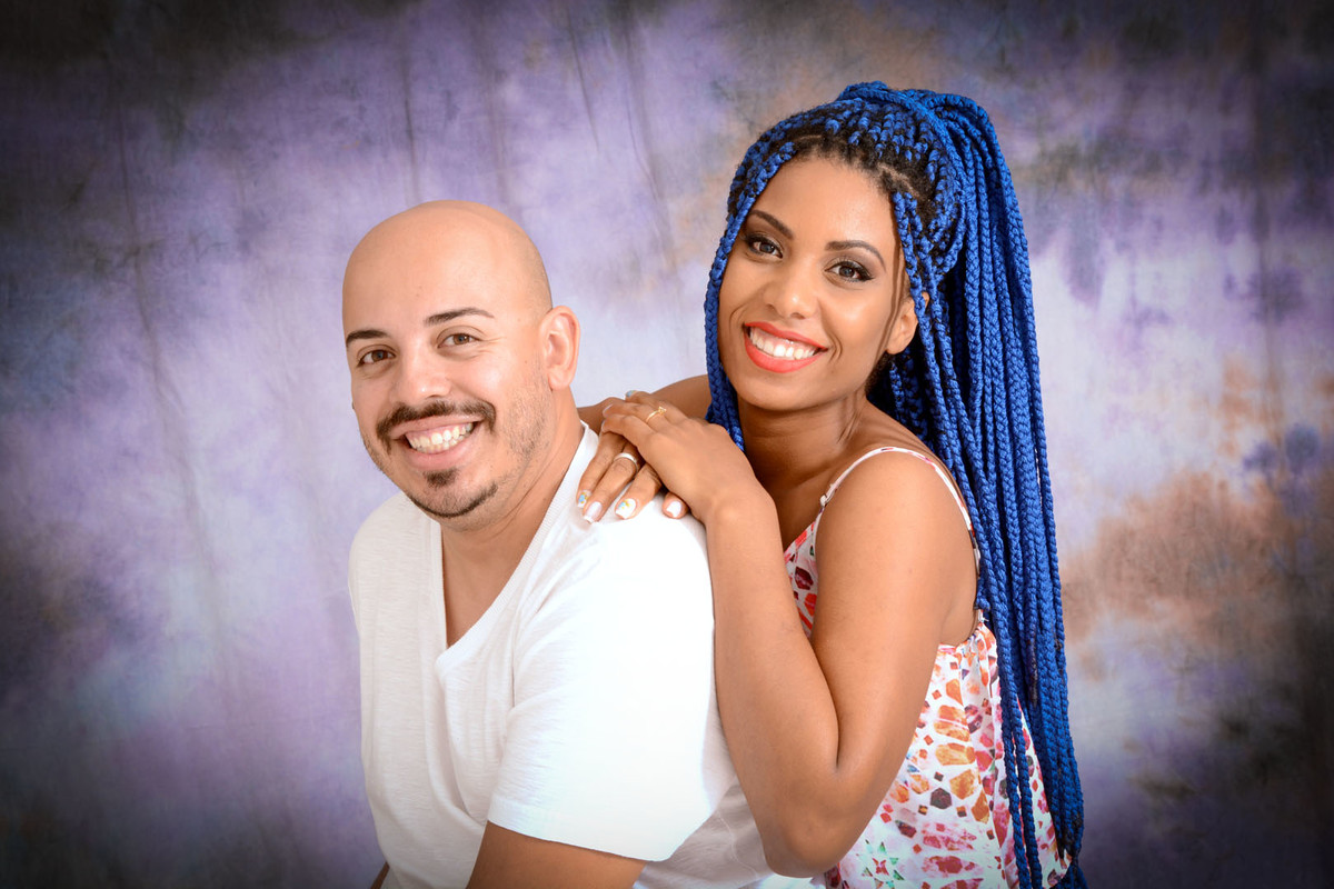  ensaio casal Estúdio