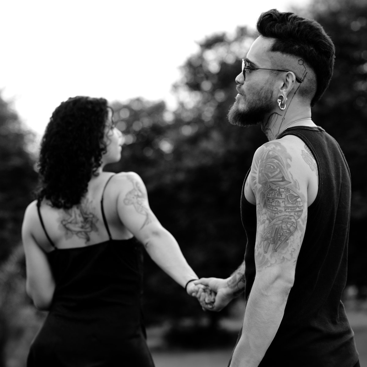 Ensaio fotográfico com namorado