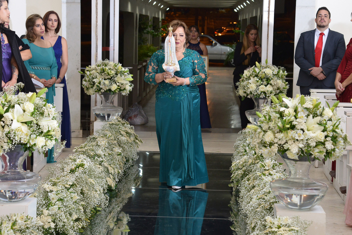 decoração de casamento no oratorio do soldado SMU