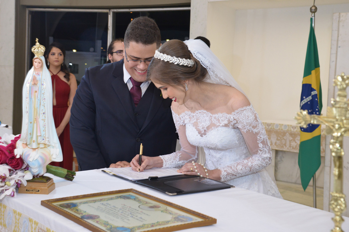 celebração de casamento no oratorio do soldado BSB